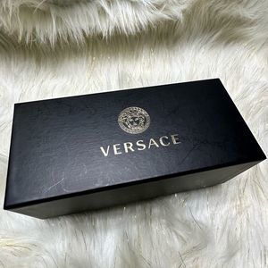 Versace Sunglasses Box, Black, Good Condition
